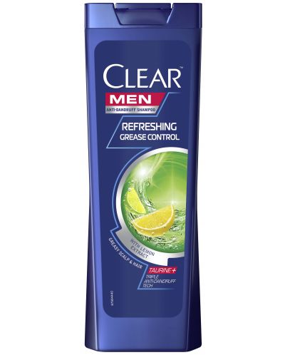 Clear Мъжки шампоан Refreshing Grease Control, 400 ml - 1