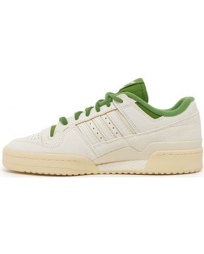 Мъжки обувки Adidas - Forum 84 Low CL, бели/зелени - 3