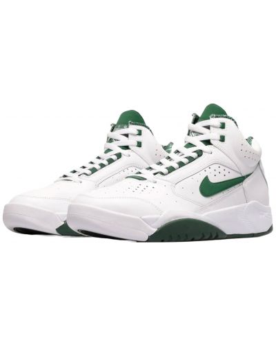 Мъжки обувки Nike - Air Flight Lite Mid,  бели/зелени - 1