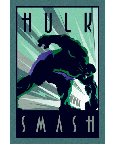 Макси плакат Pyramid - Marvel Deco (Hulk) - 1