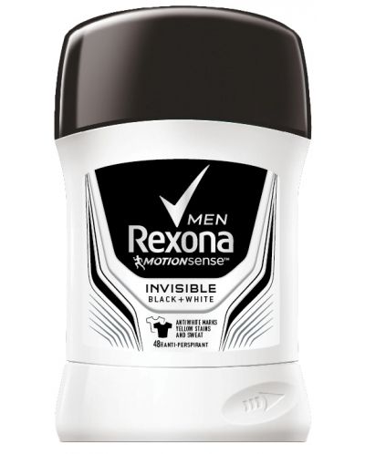 Rexona Men Стик против изпотяване Black & White, 50 ml - 1