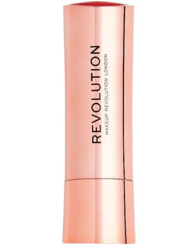 Makeup Revolution Satin Kiss Червило за устни Decadence Red, 3.5 g - 2