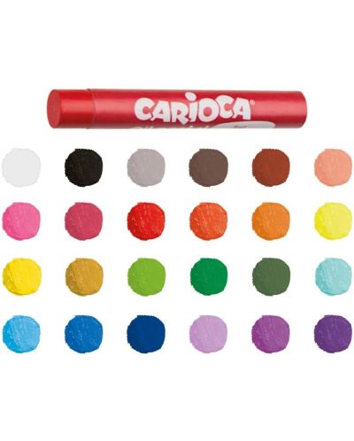 Маслени пастели Carioca -  24 цвята - 2