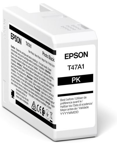 Мастилница Epson - T47A1, за Epson SC-P900, черна - 1