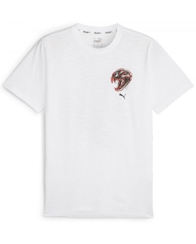 Мъжка тениска Puma - Graphic Emblem, размер S, бяла - 1