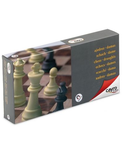 Магнитна игра Cayro - Шах и дама, средна (24 x 24) - 1
