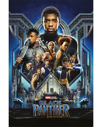 Макси плакат Pyramid - Black Panther (One Sheet) - 1