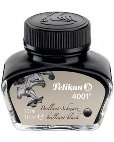 Мастилница Pelikan - черен, 30 ml - 1