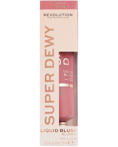 Makeup Revolution Superdewy Руж хайлайтър You Got me Blushing, 15 ml - 2