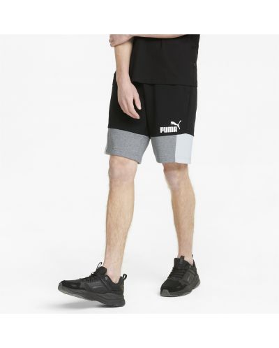 Мъжки къси панталони Puma - Essentials+ Block 10" , черни - 4