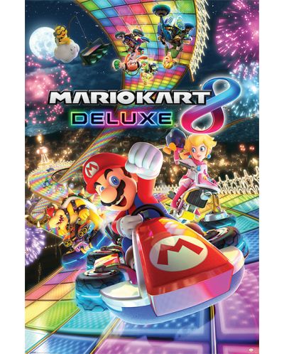 Макси плакат Pyramid Games: Super Mario - Mario Kart 8 (Deluxe)