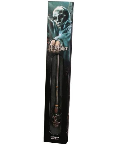 Магическа пръчка The Noble Collection Movies: Harry Potter - Death Eater Swirl, 38 cm - 2