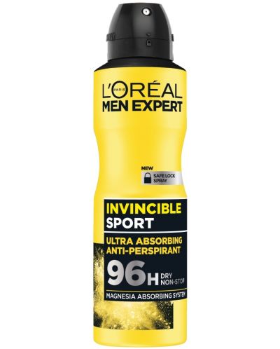 L'Oréal Men Expert Спрей дезодорант Invincible Sport, 150 ml - 1