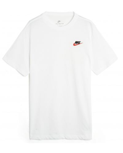 Мъжка тениска Nike - NSW Club , бяла - 1