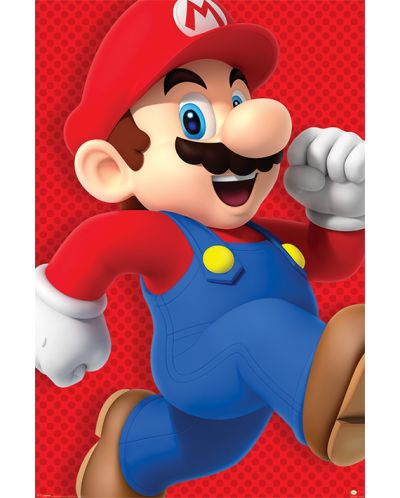 Макси плакат Pyramid - Super Mario (Run) - 1