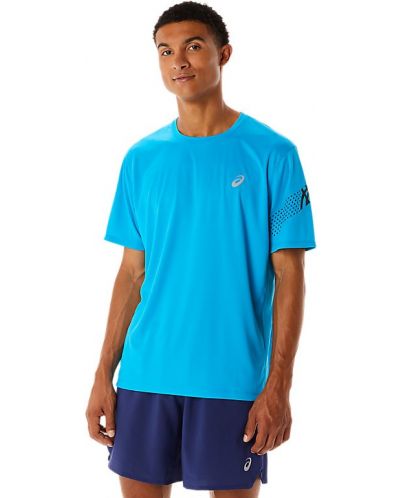 Мъжка тениска Asics - Icon SS Top синя - 1