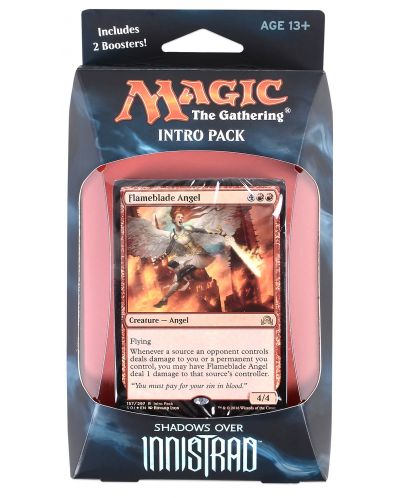 Magic the Gathering TCG - Shadows over Innistrad - Intro Pack - Angelic Fury (Red)