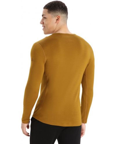 Мъжка блуза Icebreaker - Merino 260 Tech LS Crewe Thermal Top , кафява - 3