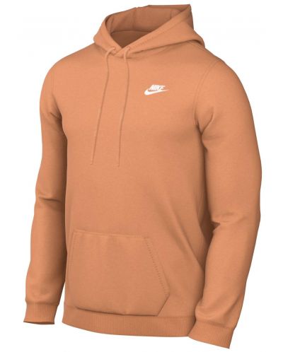 Мъжки суитшърт Nike - Club Hoodie, размер XS, оранжев - 1