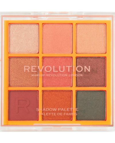 Makeup Revolution Neon Палитра сенки Orange Blaze, 9 цвята - 3
