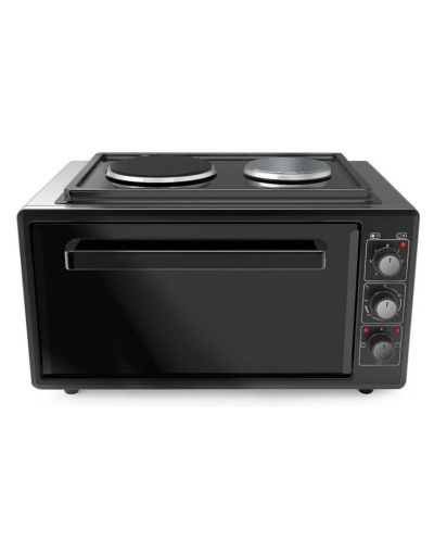 Малка готварска печка Muhler - MC-4222, 1500W, 100 l, черна - 1