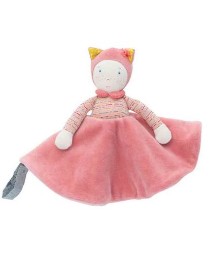 Мека играчка - кърпа Moulin Roty Mademoiselle et Ribambelle - Мишле, 25 cm