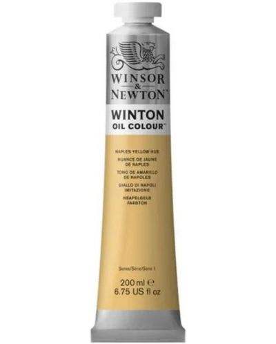 Маслена боя Winsor & Newton Winton - Неаполитанска жълта, 200 ml - 1