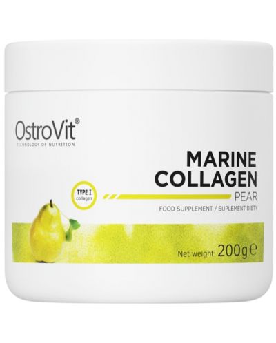 Marine Collagen, круша, 200 g, OstroVit - 1