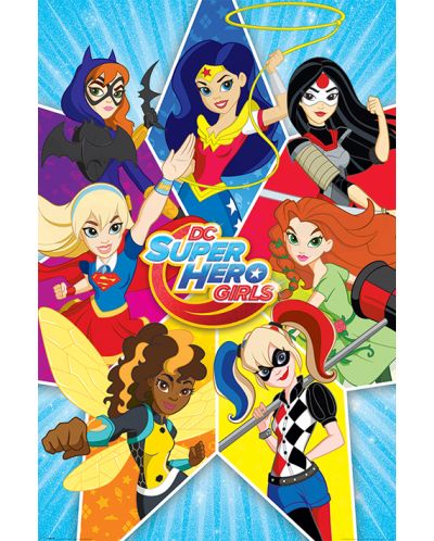 Макси плакат Pyramid - DC Super Hero Girls (Star) - 1