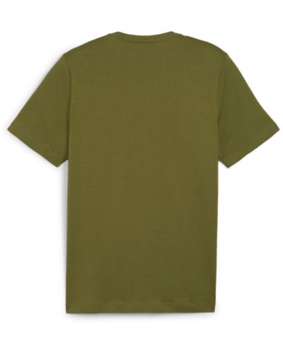 Мъжка тениска Puma - Essentials Logo Tee , зелена - 2