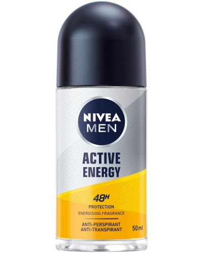 Nivea Men Рол-он против изпотяване Active Energy, 50 ml - 1