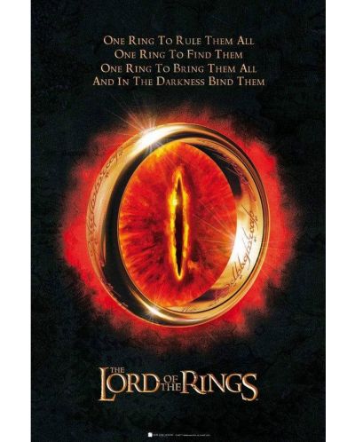 Макси плакат ABYstyle Movies: Lord of the Rings - The One Ring - 1