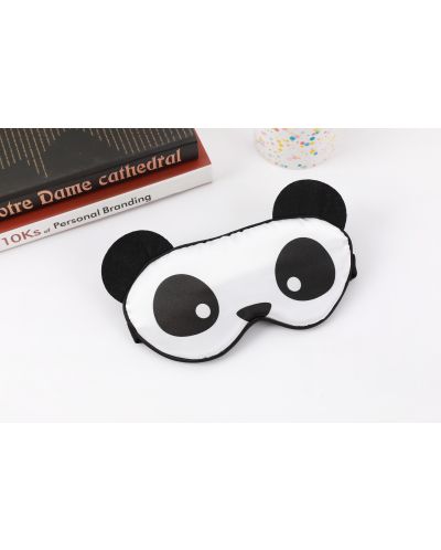 Маска за сън I-Total Panda - Черно-бяла - 2