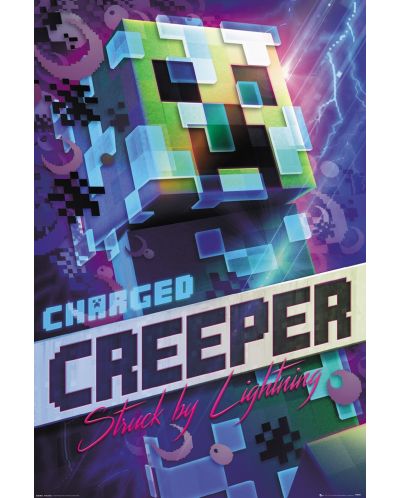 Макси плакат GB eye Games: Minecraft - Charged Creeper - 1