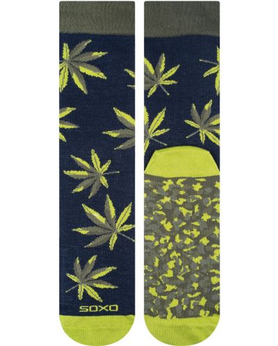 Мъжки чорапи SOXO - Happy Green - 3