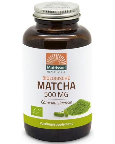 Matcha, 500 mg, 60 капсули, Mattisson Healthstyle - 1