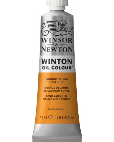 Маслена боя Winsor & Newton Winton - Кадмиева жълта тъмна, 37 ml - 1