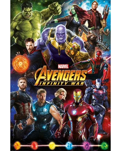 Макси плакат Pyramid - Avengers: Infinity War (Characters) - 1