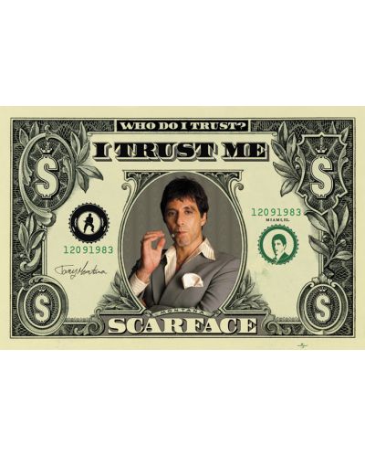 Макси плакат Pyramid - Scarface (Dollar) - 1