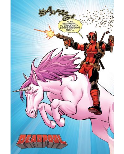 Макси плакат Pyramid - Deadpool (Unicorn) - 1
