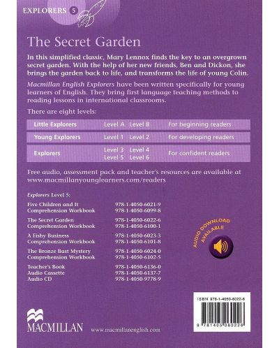 Macmillan English Explorers: Secret Garden (ниво Explorer's 5) - 2
