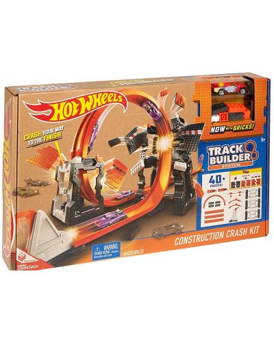 Строителен комплект от Mattel - С количка от Hot Wheels - 4
