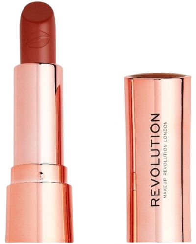 Makeup Revolution Satin Kiss Червило за устни Chauffeur Nude, 3.5 g - 1