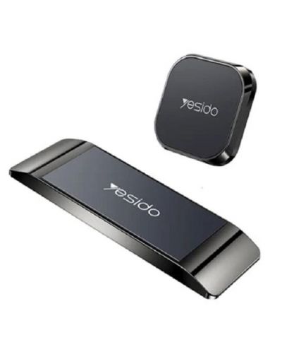 Магнитна поставка за телефон Yesido - C152, 2 броя, черна - 1
