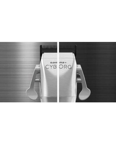 Професионална машинка за подстригване GammaPiu - Cyborg, 0.3-45mm, дигитален мотор, сива - 6