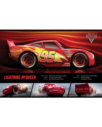 Макси плакат Pyramid - Cars 3 (Lightning McQueen Stats) - 1