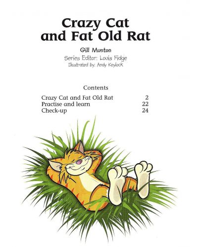 Macmillan Explorers Phonics: Crazy Cat and the Fat Old Rat (ниво Young Explorer's 1) - 3