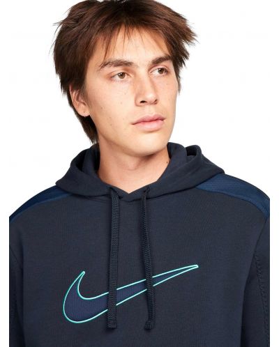 Мъжки суитшърт Nike Sportswear Fleece, син - 4