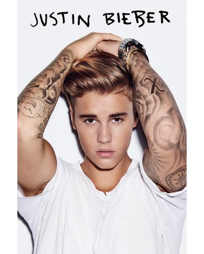 Макси плакат Pyramid - Justin Bieber (White) - 1