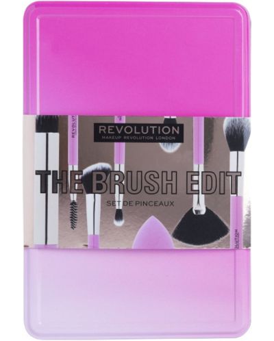 Makeup Revolution Подаръчен комплект The Brush Edit, 9 части - 3